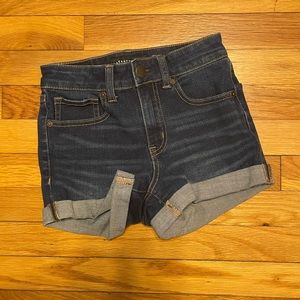 Aeropostale Dark blue Jean shorts size XS